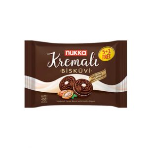 410011 - NUKK Kremali Chokladkex Med Vaniljkräm 450gx12