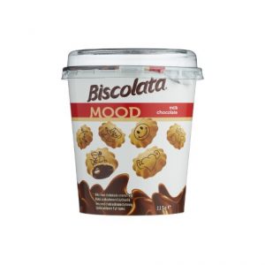410004 - BISC Moodkex med mjölkchokladfyllning 115gx24