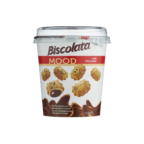 410004 - BISC Moodkex med mjölkchokladfyllning 115gx24